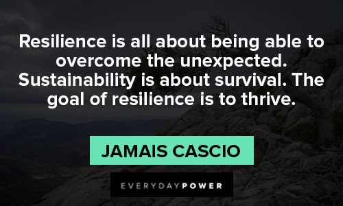 unexpected quotes about Resilience is all about being able to overcome the unexpected
