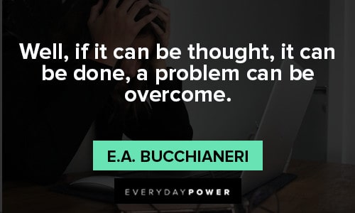 unexpected quotes about overcoming the problems