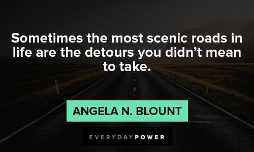 unexpected quotes from Angela N. Blount