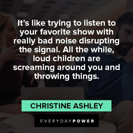 ADHD quotes about trying to listen to your favorite show