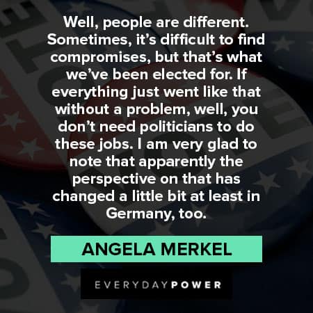 angela merkel quotes to find compromises