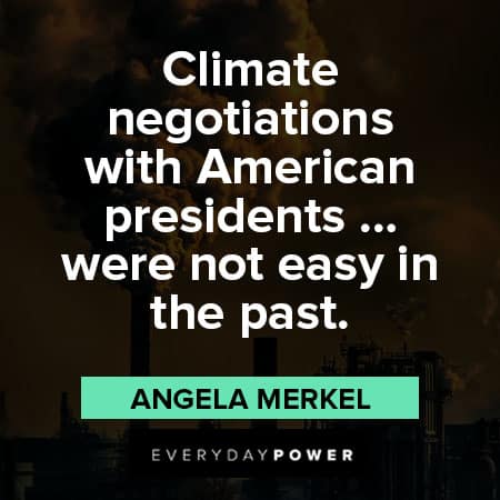 angela merkel quotes about climate negotiations