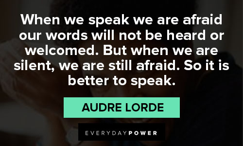 audre lorde quotes on better to speak