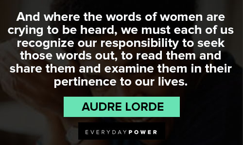 audre lorde quotes about our responsibility