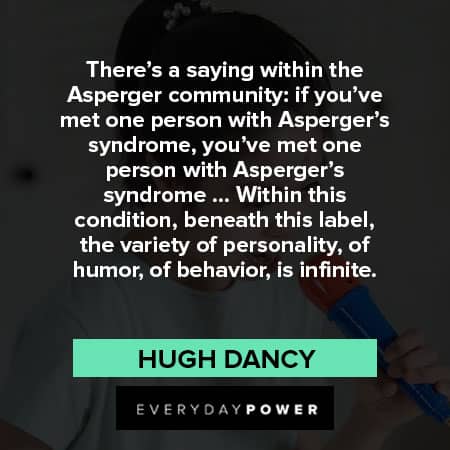 autism quotes about asperger community
