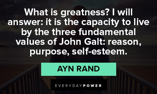 Ayn Rand Quotes about self esteem