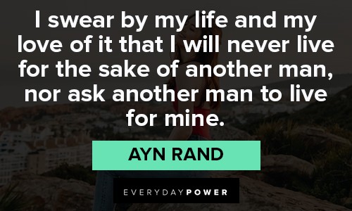 Ayn Rand Quotes about love and life