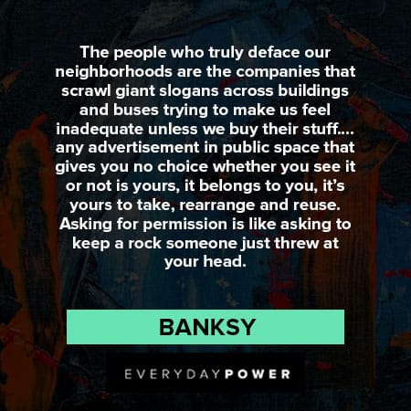 Banksy quotes about the people