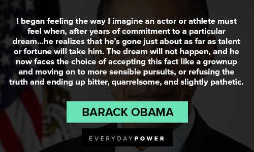 Barack Obama quote about success