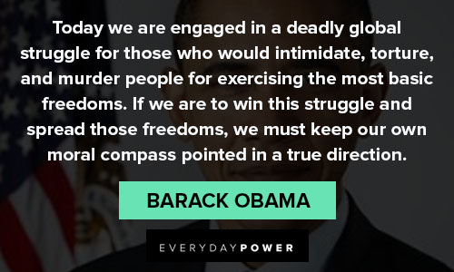 president obama quotes on leadership