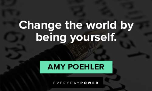 calligraphy quotes about change the world by being yourself
