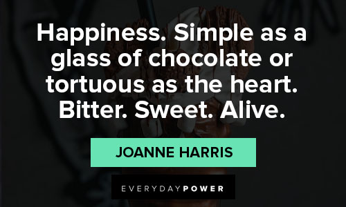 chocolate quotes on happiness