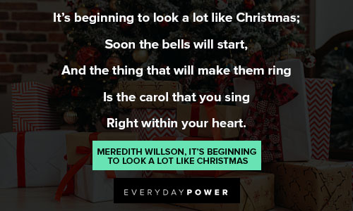 christmas quotes about it’s beginning to look a lot like Christmas