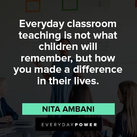classroom quotes on the importance of the teacher