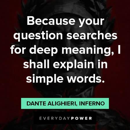 Dante’s Inferno quotes for deep meaning