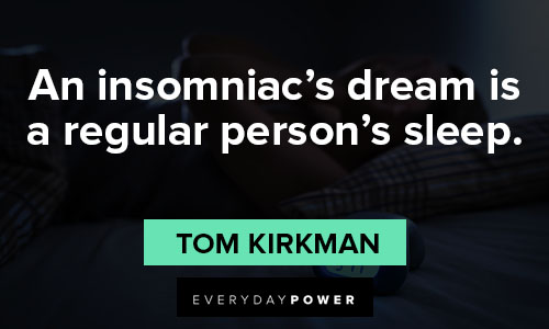 Designated Survivor quotes about an insomniac’s dream is a regular person’s sleep