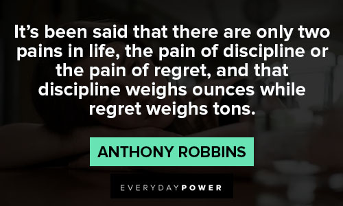 discipline quotes about pains in life