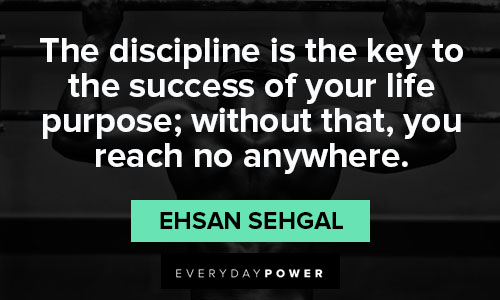 discipline quotes to the success of your life 