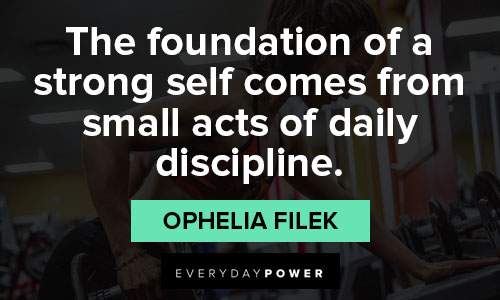 discipline quotes about foundation