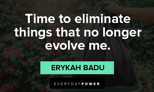 evolution quotes about time to eliminate things that no longer evolve me