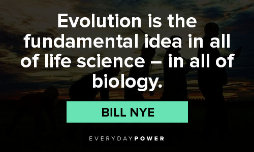 evolution quotes about science and faith