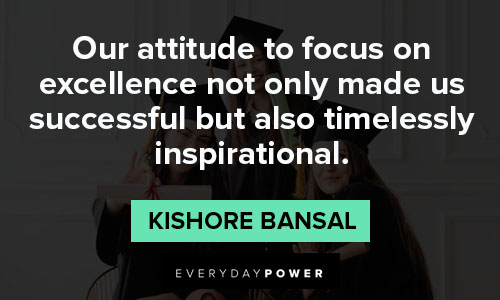 excellence quotes about our attitude to focus on excellence