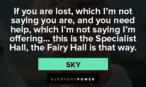 Fate: The Winx Saga quotes about Fairy Hall