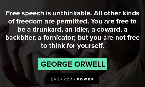 freedom of speech quotes to think for yourself