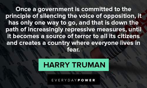 freedom of speech quotes from Harry Truman