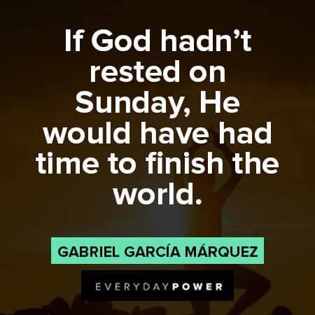 Gabriel García Márquez quotes about GOD