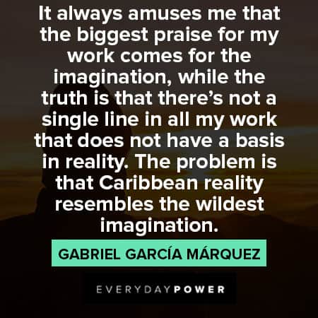 Gabriel García Márquez quotes about imagination