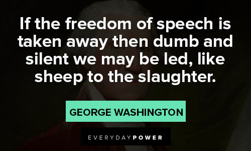 George Washington quotes about freedom