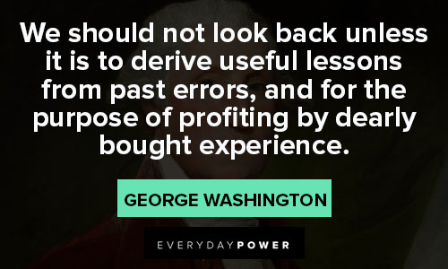 George Washington quotes for the purpose of profiting