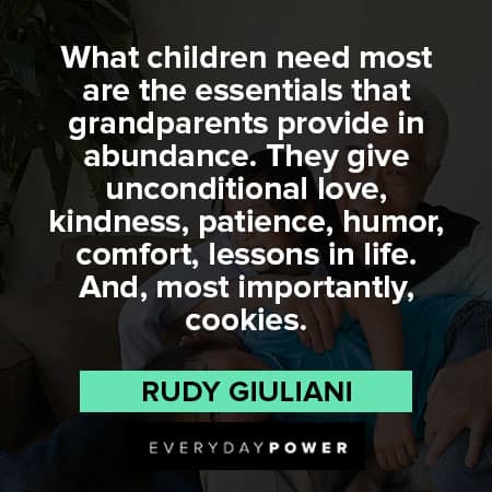 grandparents quotes about the essentials that grandparents provide in abundance
