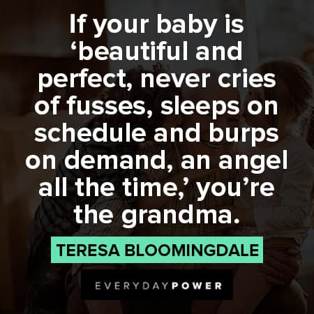 grandparents quotes about baby is beautiful and perfect
