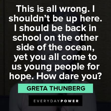 Greta Thunberg quotes for hope