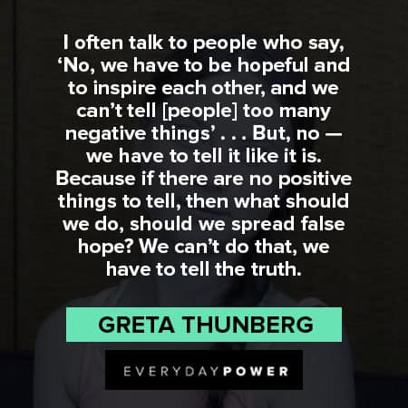 Greta Thunberg quotes to inspire each other