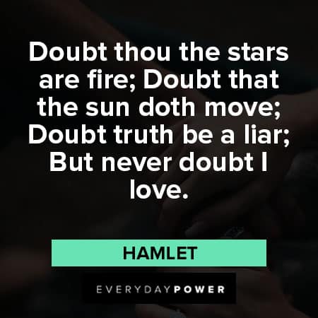 Hamlet Quotes about the starts