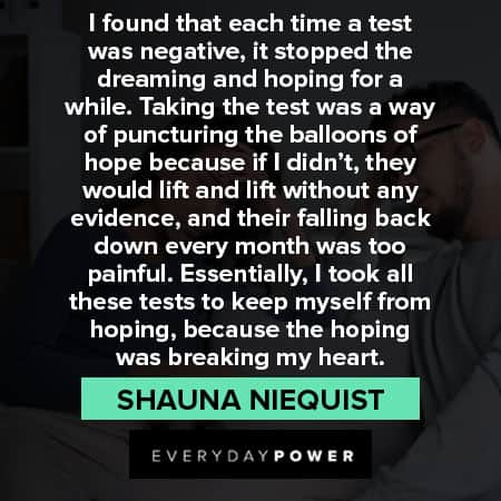 infertility quotes about a test was negative