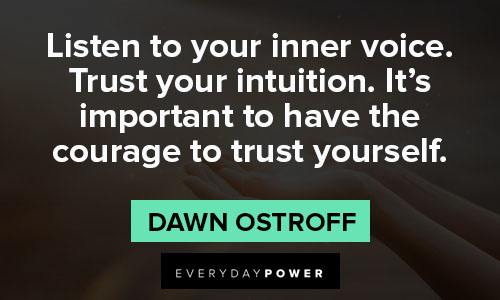 intuition quotes on listen to your inner voice