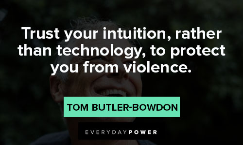 intuition quotes to protect you from violence
