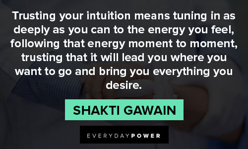 intuition quotes about trusting