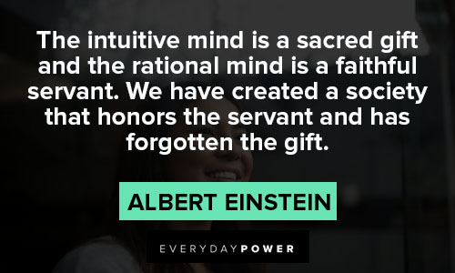 intuition quotes about society