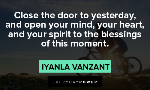 Iyanla Vanzant quotes to the blessings of this moment