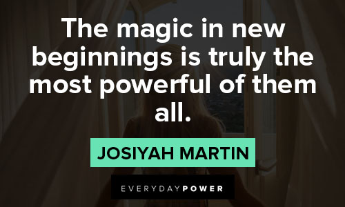 January quotes about the magic in new beginnings is truly the most powerful of them all