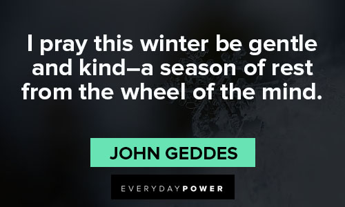 January quotes about winter