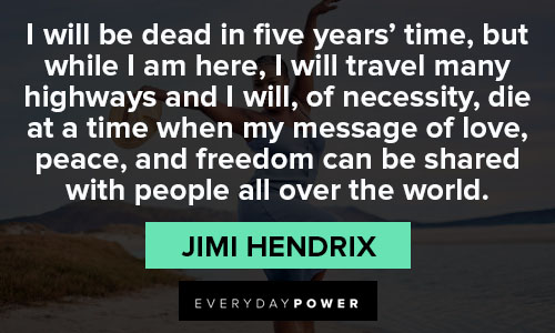 jimi hendrix quotes about freedom