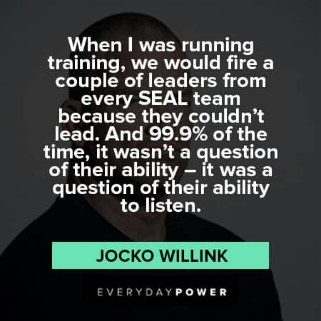 Jocko Willink quotes about running training