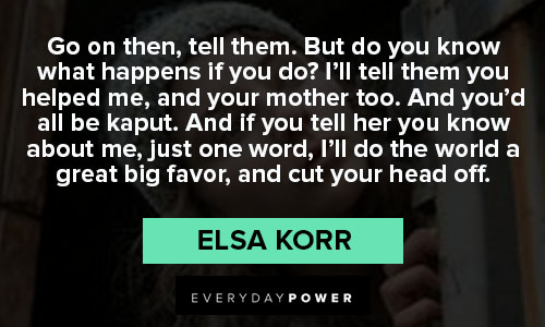 Jojo Rabbit quotes from Elsa Korr