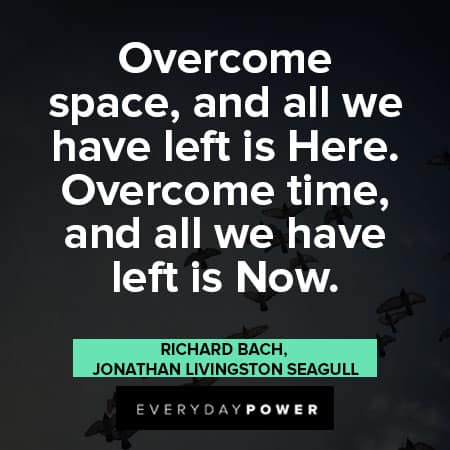 Jonathan Livingston Seagull quotes about overcome space